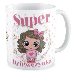 Kubek dla DZIEWCZYNY Super Dziewczynka